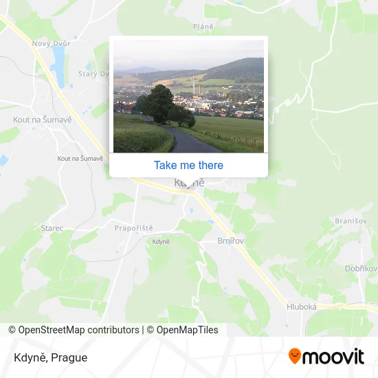 Карта Kdyně