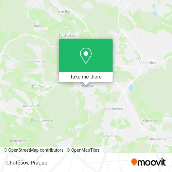 Карта Chotěšov