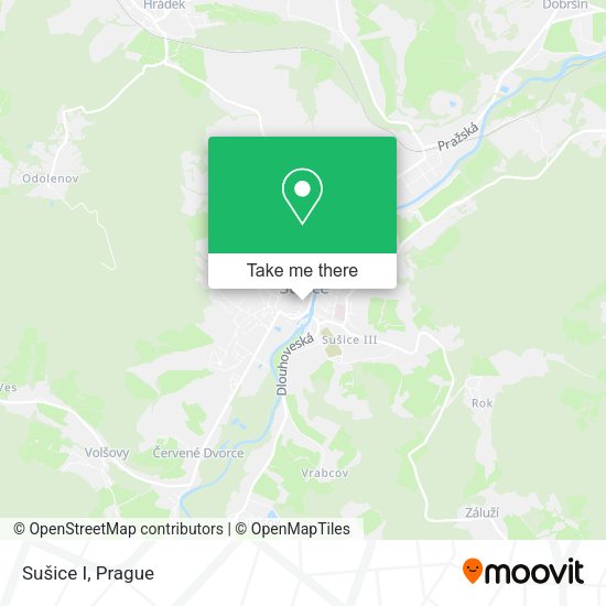 Карта Sušice I