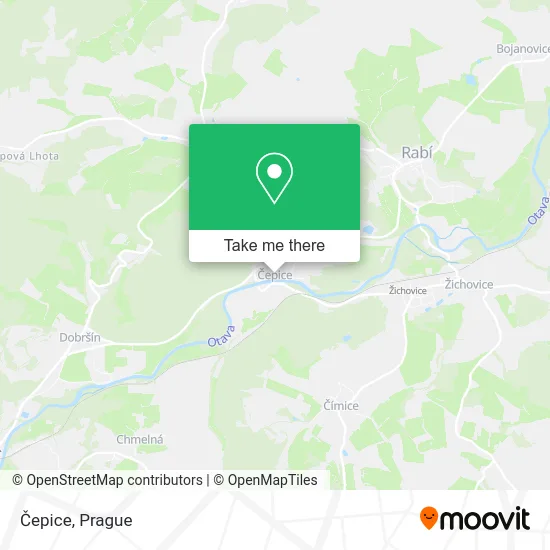 Карта Čepice