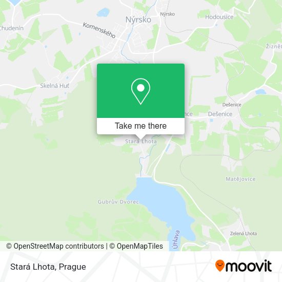 Карта Stará Lhota