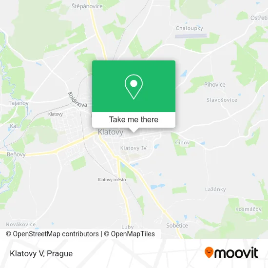 Карта Klatovy V