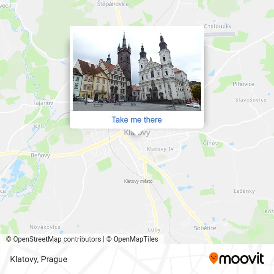 Карта Klatovy