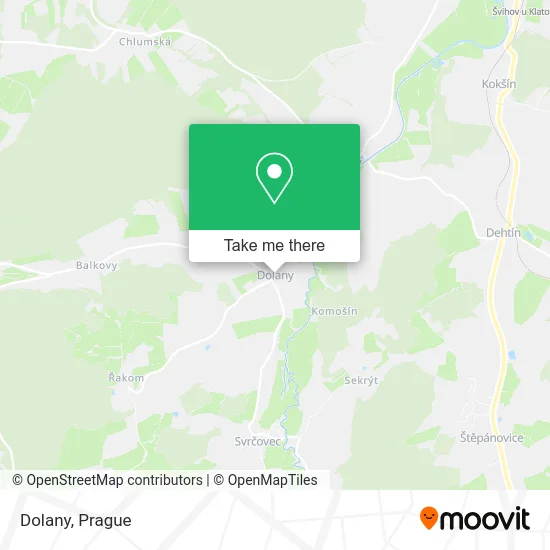 Карта Dolany