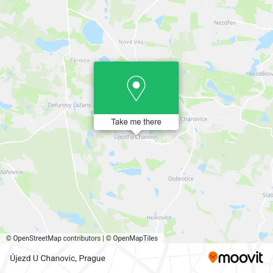 Карта Újezd U Chanovic