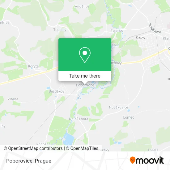 Карта Poborovice