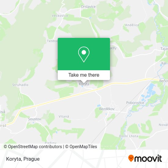 Карта Koryta