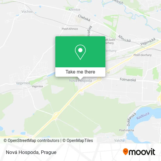 Карта Nová Hospoda