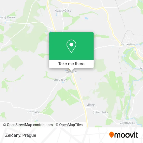 Карта Želčany