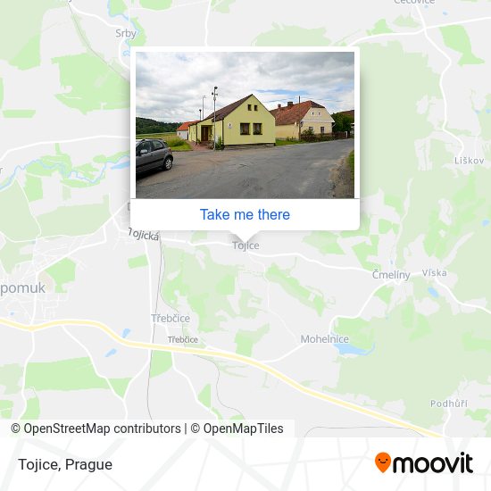 Карта Tojice