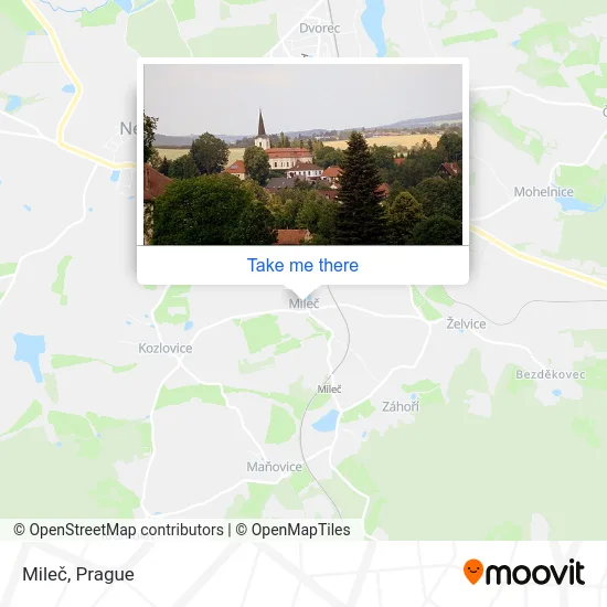Карта Mileč