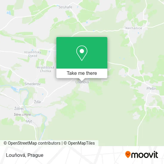 Карта Louňová