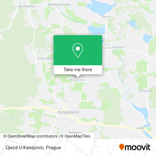 Карта Újezd U Kasejovic