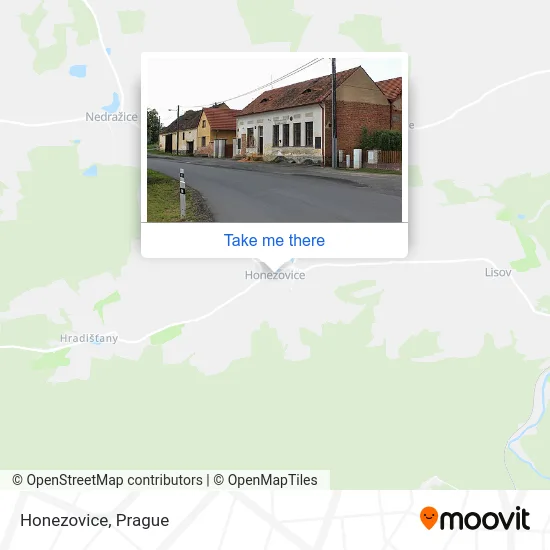 Карта Honezovice