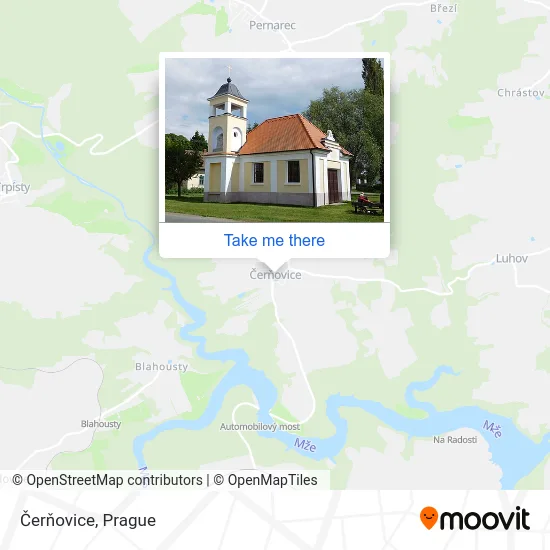 Карта Čerňovice