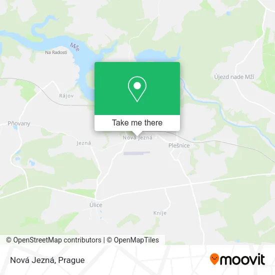 Карта Nová Jezná