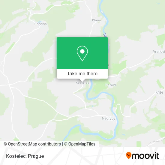 Карта Kostelec