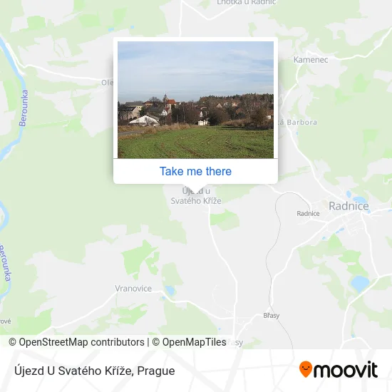 Карта Újezd U Svatého Kříže