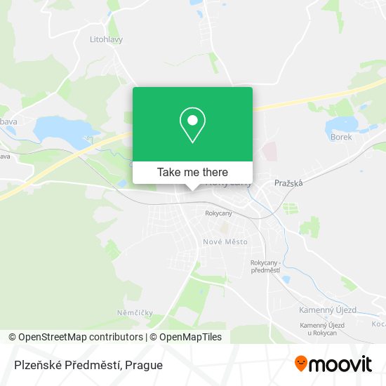 Plzeňské Předměstí map