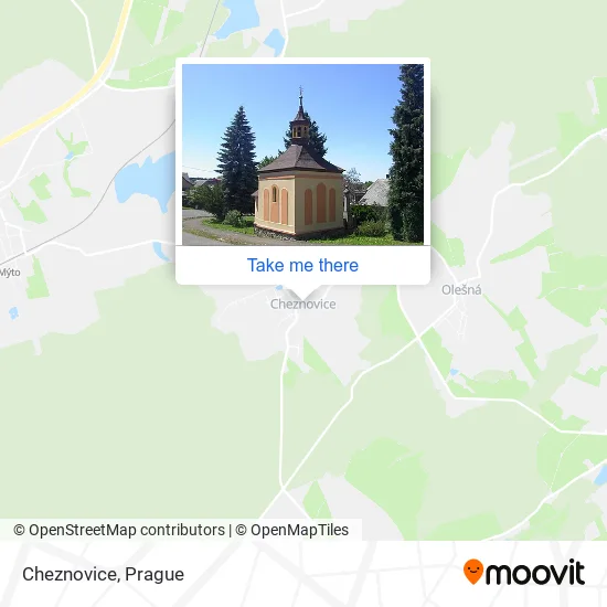 Карта Cheznovice