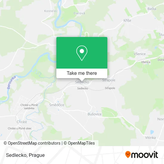 Карта Sedlecko