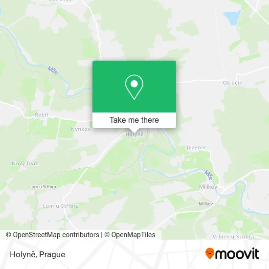 Карта Holyně