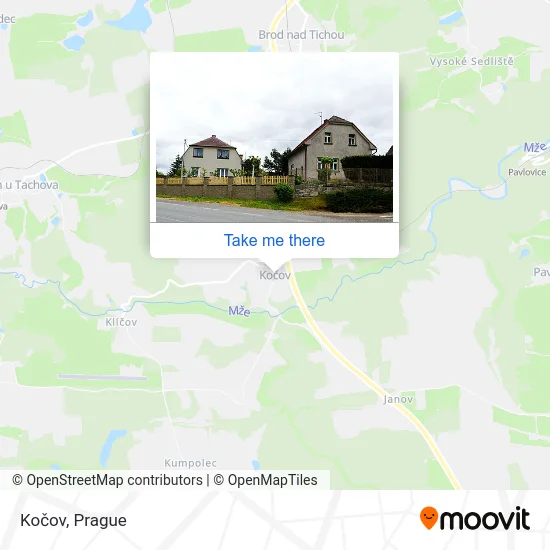 Карта Kočov