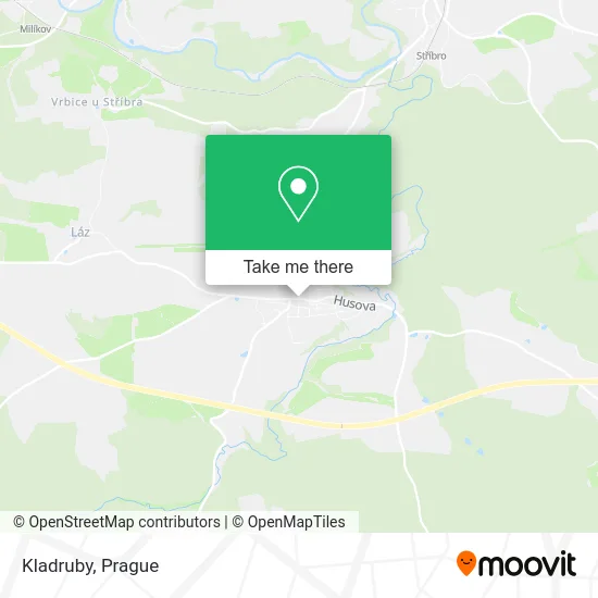 Карта Kladruby
