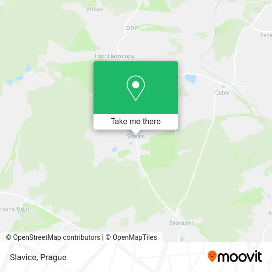 Карта Slavice