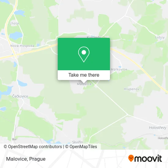 Карта Malovice