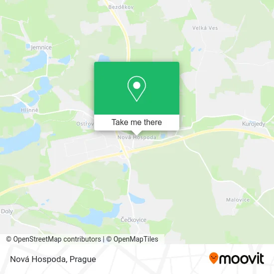 Карта Nová Hospoda