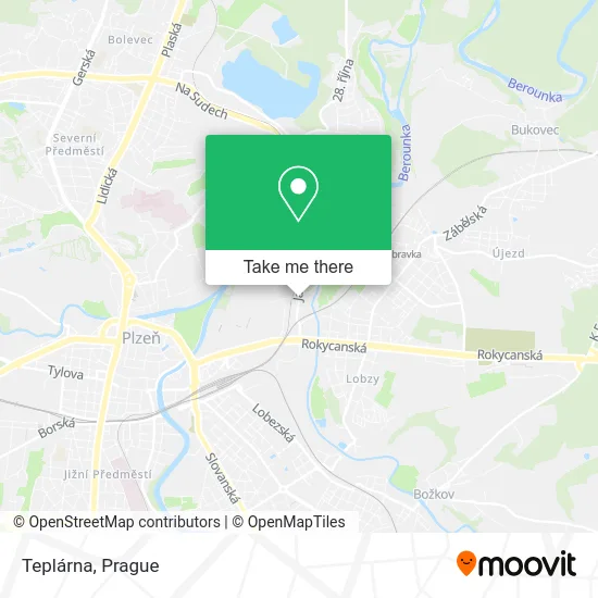 Карта Teplárna