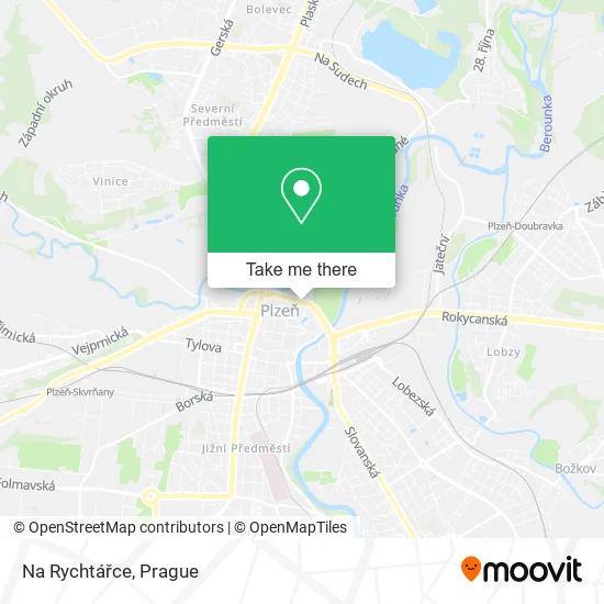 Карта Na Rychtářce