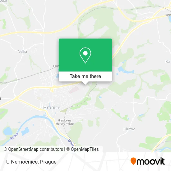 U Nemocnice map