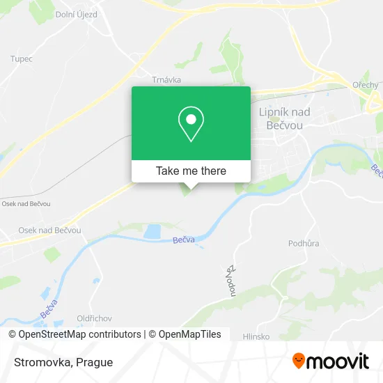 Карта Stromovka