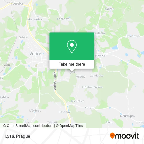 Карта Lysá
