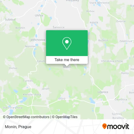 Карта Monín
