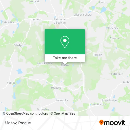 Карта Mašov