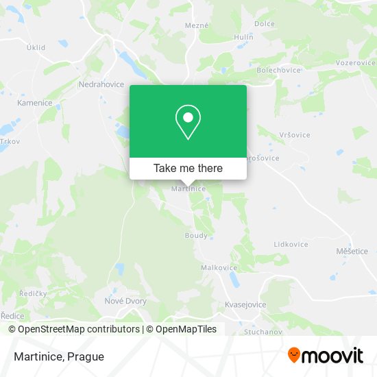 Карта Martinice