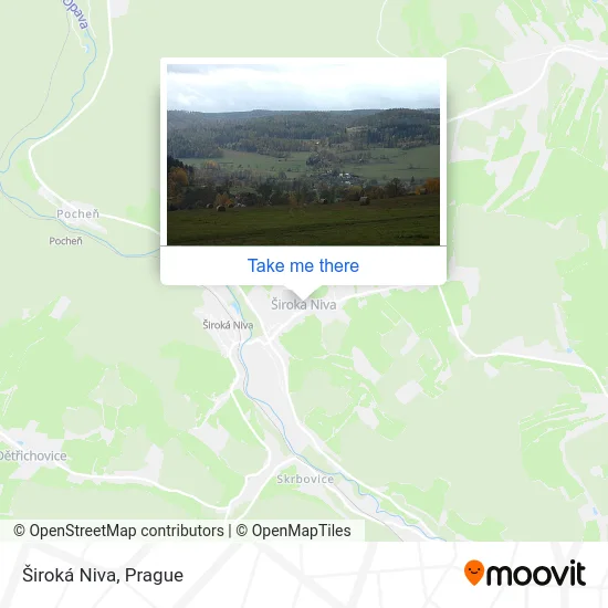 Карта Široká Niva