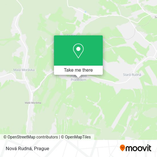 Карта Nová Rudná