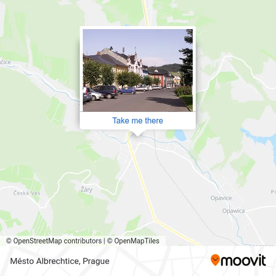 Карта Město Albrechtice