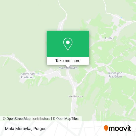Карта Malá Morávka