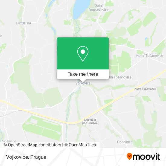 Карта Vojkovice