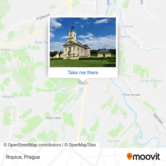 Карта Ropice