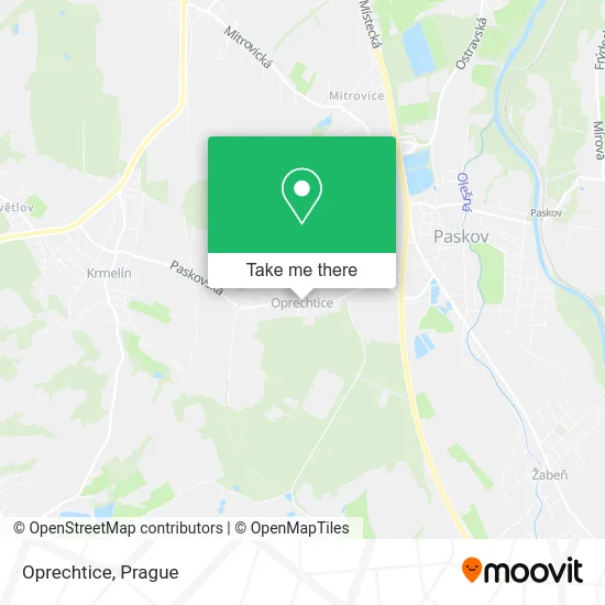 Карта Oprechtice