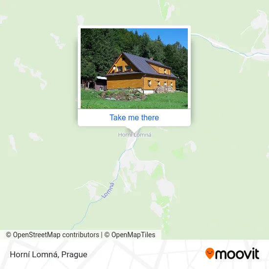 Карта Horní Lomná