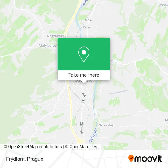 Карта Frýdlant