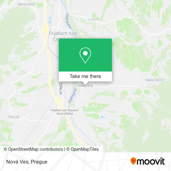 Карта Nová Ves