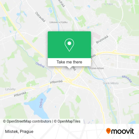 Карта Místek